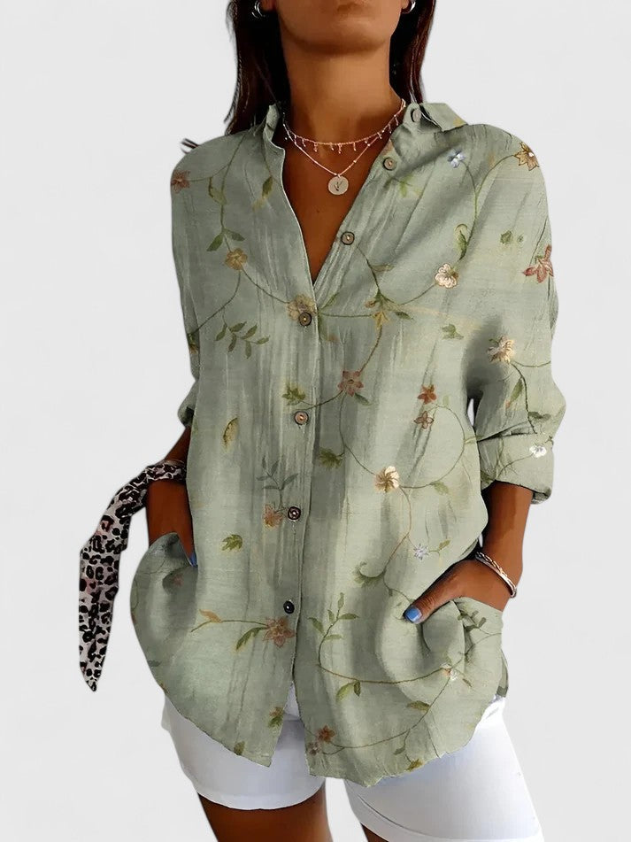 Elegant Isabel y Miguel Madrid Dianne™ women's blouse with chic design, featuring stylish fabric and a modern fit.